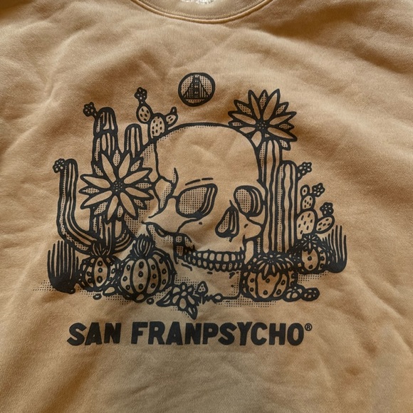 sanfranpsycho Other - Sanfranpsycho sweatshirt crewneck skull and cactus